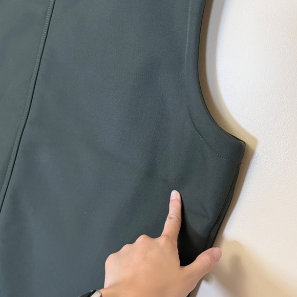 Duluth Trading Prudhoe Bay Heavy Duty Nylon Fleece Vest - Men's Size LT - Green - Picture 9 of 10